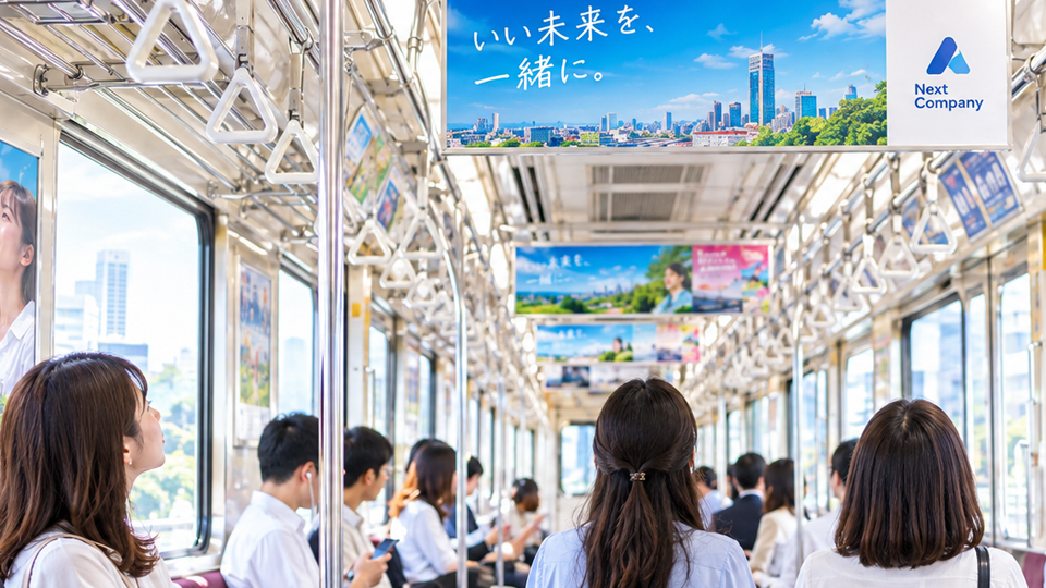 電車広告の効果とは？導入メリットや種類別の特徴、掲載手順まで解説
